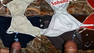 Step Mom Sahana And Step Mom Sunanda Bra Panty Step Son Fucks And Releases Sperm