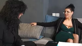 He didn't expect his tiny cock to be sucked off in his job interview