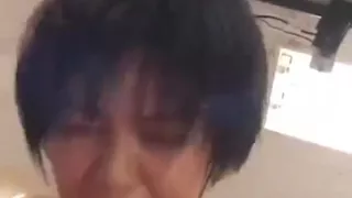 04585,A woman in serious agony