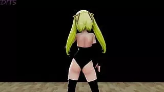 Genshin Impact Faruzan Hentai Dance and Sex Mmd 3D Blonde Hair Color Edit Smixix