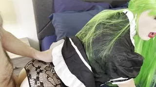 VERY HOT Sissy Maid Fucked by Boss