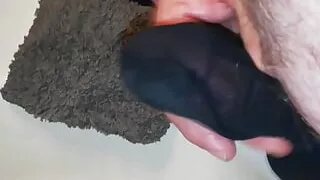 in a knee-high socks worn