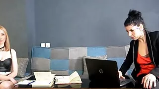 A job interview like no other for his tiny little dick