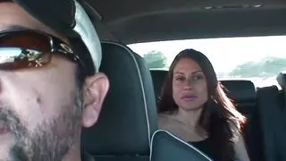 Busty slut masturbating and getting fingered