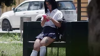 Innocent big ass Latina schoolgirl is taken with lies to a stranger's house to fuck.