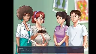 Summertime Saga - All College Teacher Fucked - All teacher Fucked by big Cock - Animated porn