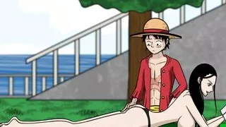 One Slice of Lust (One Piece) Part 3 Nico Robin Naked Body taking Sun By LoveSkySan