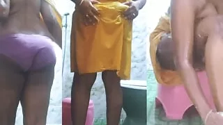Indian Tamil Big Ass Girl Bathing And Quick Sex With Neighbour Surprisingly Desi Girl