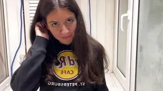 A Cute Girl at a Party Suggested Sex on the Balcony While Her Boyfriend Wasnt Looking.