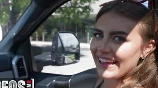 James Angel Spots Selina Bentz At The Park Working Out, She Then Invites Him At Her Place To Get Fucked - MOFOS