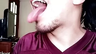 Rich saliva in the mouth