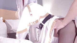 Cute Frieren Cosplayer get Fucked, Asian hentai cosplay 2