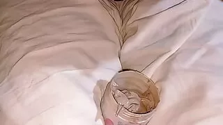 Bhabhi gets hot while massaging her body