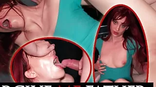 Petite French redhead hard fast fuck after public pick up Anna Yade doggystyle cowgirl deepthroat