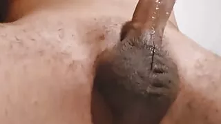 20 year old latino boy Jerking off his dick until he cums on bed. ???? recored by bry max.