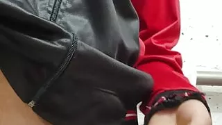 masturbation of a good young cock in close-up