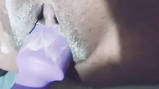 Wabarator in front of husband