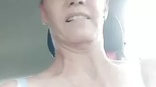 Flashing Big Tits in Public