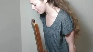 Huge BBC Dildo Chair Riding