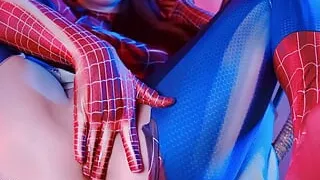 Sexy Mary Jane Fucks in Spiderman Costume - Mollyredwolf