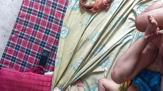 Guy secretly left hot sexy bhabhi at home after having fun with her.