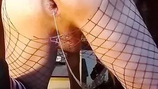 Solo Anal Destroying my asshole with my big black dildo -NeetraSurik