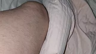 Step son with erection get a handjob from tattooed step mom