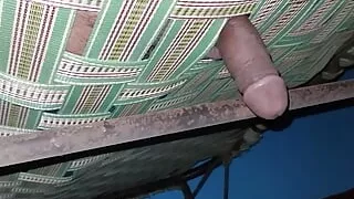 Desi Indian boy fuck his bed when one one at home