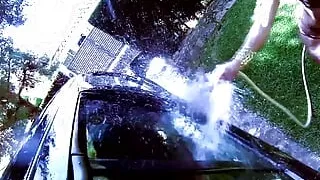 The young slut gets her pussy filled