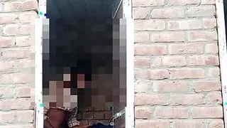 Village lovers enjoy morning sex