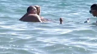 Threesome sex with my wife a horny blonde gets her ass