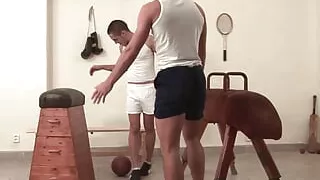 Hot couple of homosexual guys have anal fuck