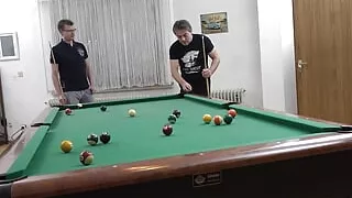 Threesome sex with a sensual cougar with tattooed skin and