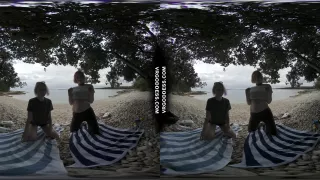 Rainy Day At Tropical Nude Beach With Diana And Ingrida