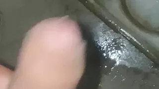 Masterbution in bathroom handjob ????