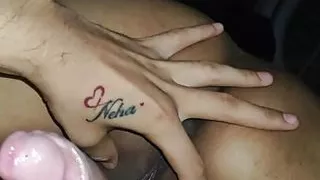 Hard Fuck my horney girlfriend in my room.