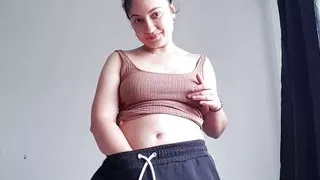 Stripping out of school cloths to masturbate!!