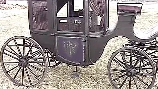 Horny hot brunette babe loves to roam the countryside