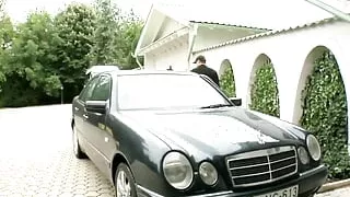 The slut Cecilia Vega gets pounded in the ass by the dicks