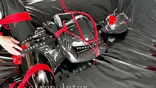 Siron is wrapped in a condom suit with only a hole in the nose tube and not a mm gap otherwise