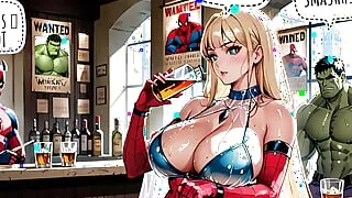 AI Generated Uncensored Anime Comics Of Horny Indian Women With Horny Superheroes