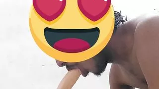 8 Inch Dildo Sucking