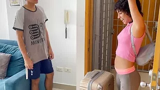 My Shy Stepsister Arrives From Her Summer Camp and I Greet Her with the Best Fuck of Her Life