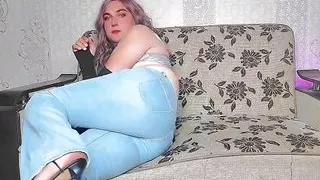 Red hot big ass self spanking roughly natural ladyboy