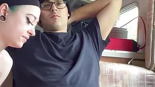 Horny Stepbrother with Huge Cock Starts Fucking Stepsister While Everyone Is Gone