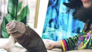 Beautiful angel Wife takes on a big cock