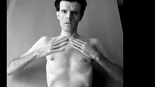 British Freddie Sunfields in Black White Hot Fetish