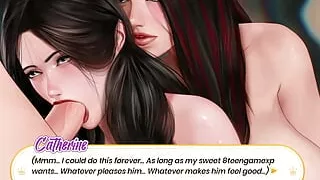 Threesom with Stepmom. erotic blowjob by Stepmom And Sexy tits jobs by Stepmom And aunt Sonia .Prince of Suburbia Chapter 32