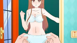 He stole a girl's panties and she had to run naked after him ! Overflow Abridged , Hentai, Cartoon, Parody !