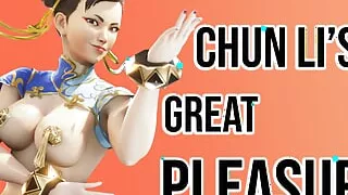 Chun Li's great pleasure.